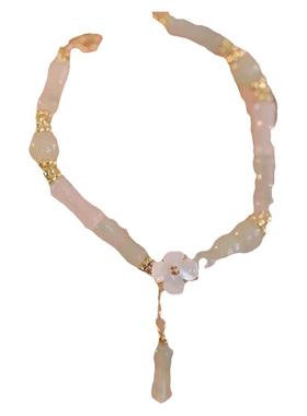 新中式国风竹节花朵手链女送闺蜜