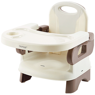 Gromast便携式宝宝餐椅儿童餐桌椅多功能婴儿吃饭椅子可折叠座椅