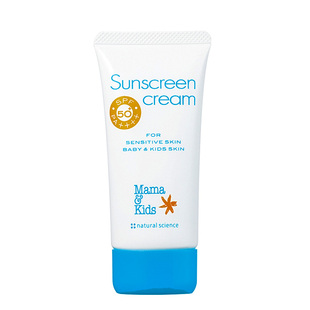日本mamakids防晒霜孕妇婴幼儿童保湿60g防晒乳防紫外线SPF50