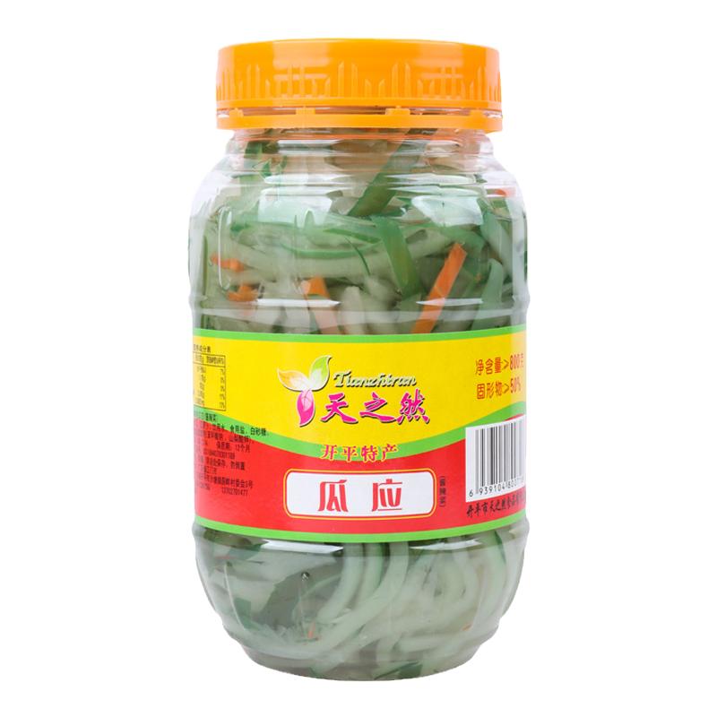 天之然瓜应五柳菜开平特产木瓜丝