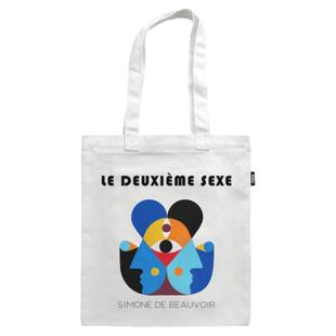 女性主义哲学/波伏娃沃斯通克拉夫特/凡物制原创单肩信封帆布包袋