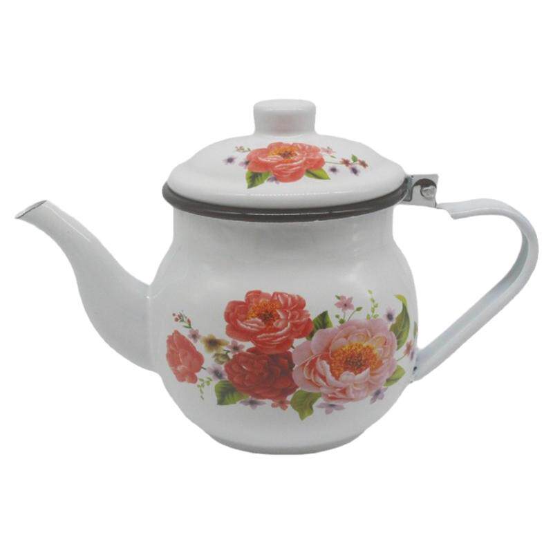 迷你泡茶壶搪瓷油壶加厚珐琅壶复古油壶商咖啡壶酱油醋花茶壶茶具