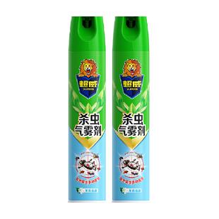 超威杀虫气雾剂驱蚊灭蚊蟑螂跳蚤茉莉清香500ml*2瓶杀蚊虫家用