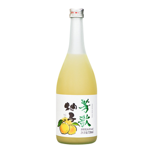 芳歌柚子酒日式青梅酒女士梅子酒低度微醺水果味酒少女甜酒720ml