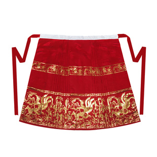 【如梦霓裳丨长乐】原创明制汉服女袄裙交领织金短袄九尾马面裙春