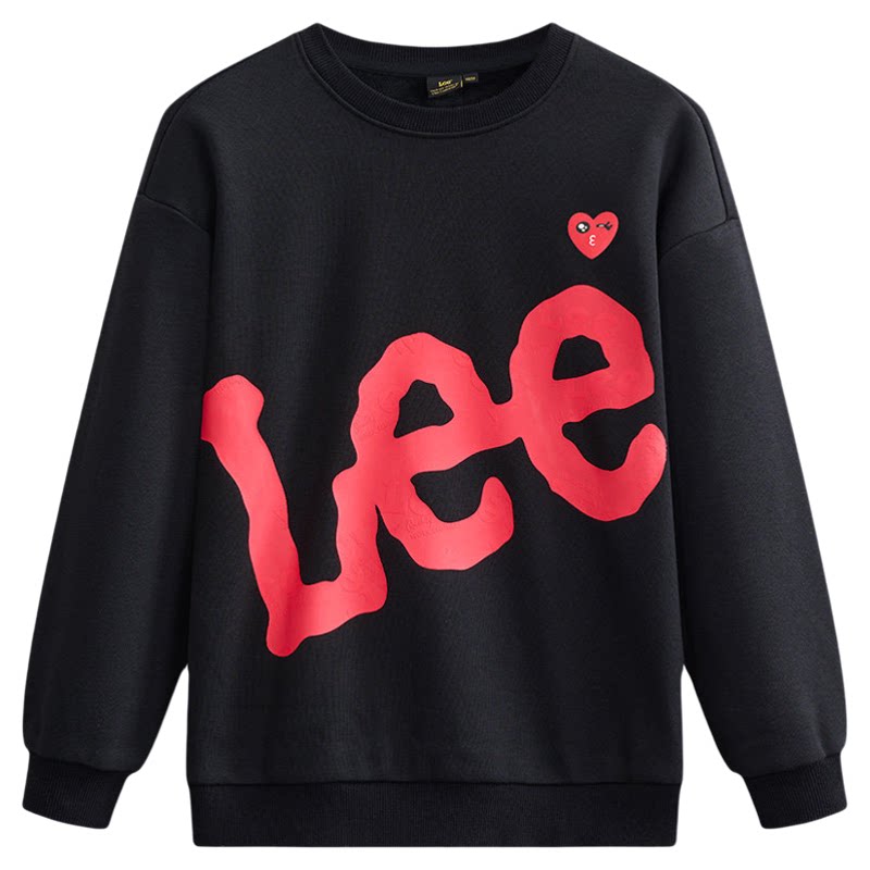 Leekids秋冬加绒保暖儿童卫衣