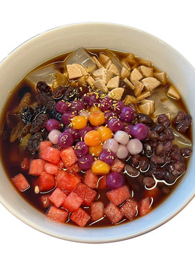 冰粉材料全套配料水果捞摆摊商用