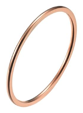 泰爱你超细款1mm时尚风女士素圈