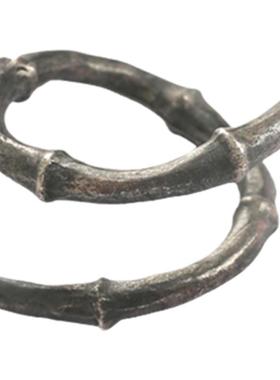 hdes纯银竹节戒指原创设计