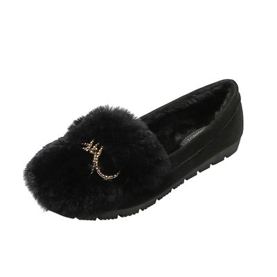 厚底新款时尚风网红毛毛鞋