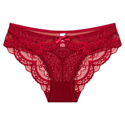 维多利亚性感本命年红内裤棉抗菌