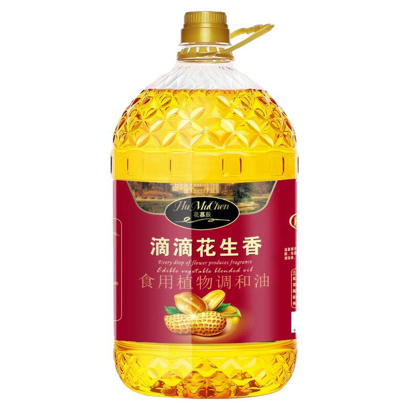 5L大桶初榨花生调和油浓香型