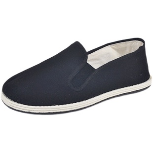 正品3520千层底透气耐磨防滑休闲板鞋老北京男女中老年布鞋大码