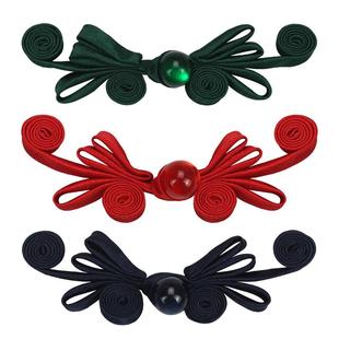 盘扣扣子旗袍中式衣服四轮蝴蝶复古配件唐装花式珠扣装饰辅料纽扣