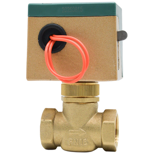 正立电动二通阀ZLVA-7010-220替代江森6分DN20两线常闭DN25电磁阀