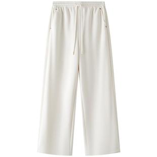 XII BASKET十二篮商场同款25冬新款休闲裤直筒百搭时尚松紧腰长裤