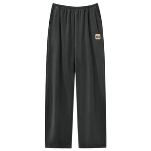 都市丽人加绒睡裤男士秋冬法兰绒加厚长裤家居服大码可外穿家居裤