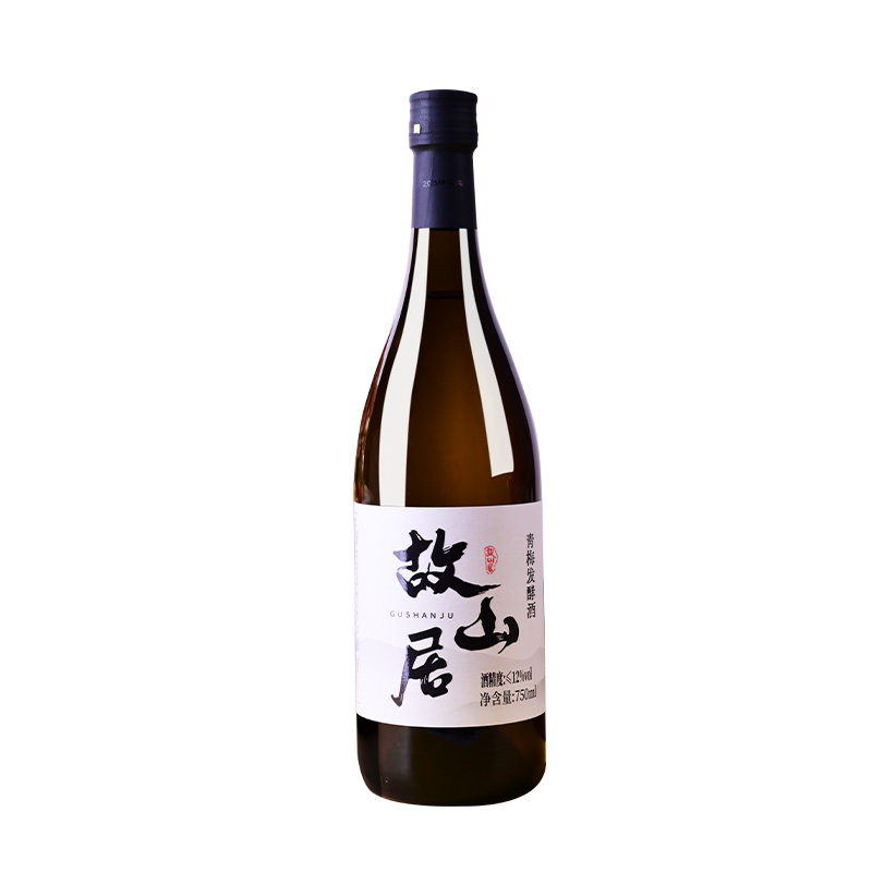 故山居青梅酒果酒低度甜酒梅子酒聚会微醺青梅发酵酒750ml青梅味
