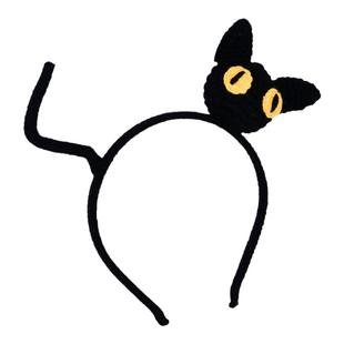 洗脸发箍女可爱毛线针织立体猫咪发捆头箍2025年韩国新款防滑发卡