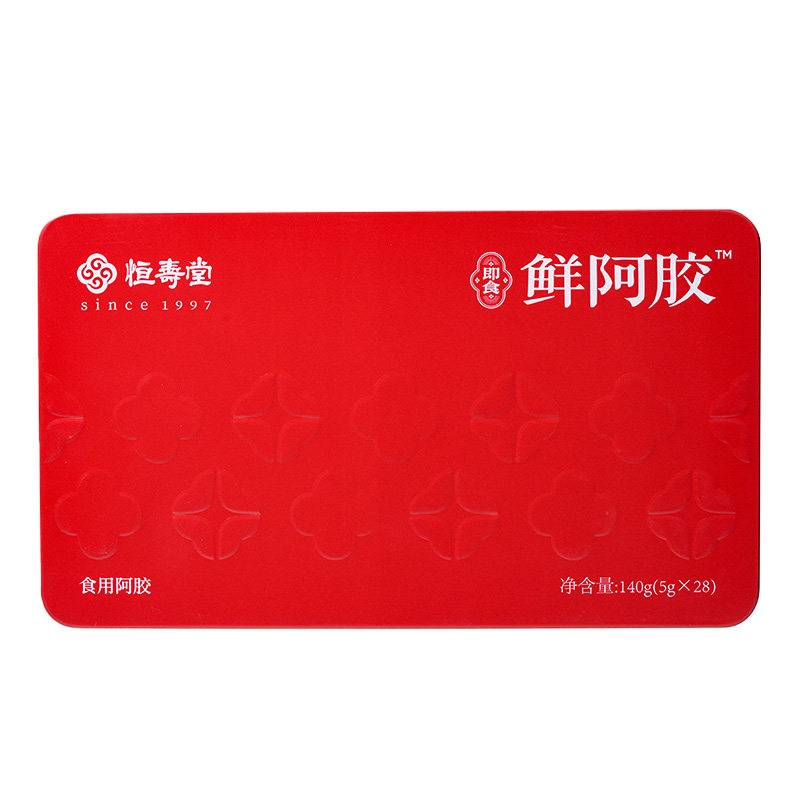 恒寿堂即食100%纯鲜阿胶小红块