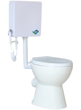 直冲陶瓷墙排后排水马桶坐便器