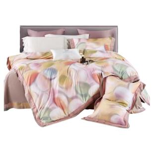 秋冬超柔100支天丝磨毛布料高档床品四件套面料定做床单被套枕套