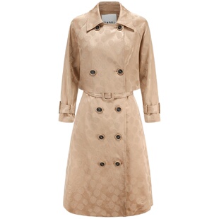 tanni新款一衣多穿通勤百搭时尚风衣TM11TC001A