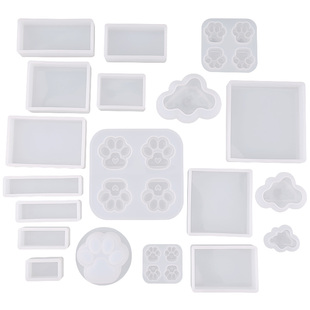 捏捏乐硅胶模具大全水晶滴胶手工diy材料迷你猫爪仓鼠鲷鱼烧模具