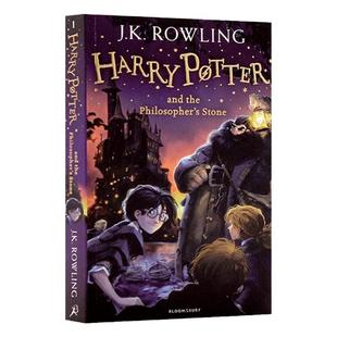 哈利波特与魔法石1 送音频 英文原版Harry Potter Philosopher's Stone JK罗琳课外阅读 弘书阁英语文库十大儿童之一