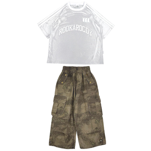 哈尼酷儿童街舞潮服帅气嘻哈套装炸街hiphop童装街舞服装男童夏季