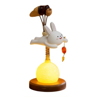 云愈果壳摇铃助眠灯治愈手工摇铃趣味疗愈冥想果壳摆件中秋送礼物