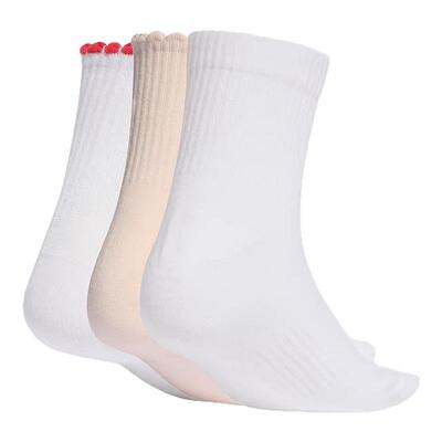 Adidas阿迪达斯女袜2026夏季新款GRAPHIC SOCK3P运动中帮袜KC5644
