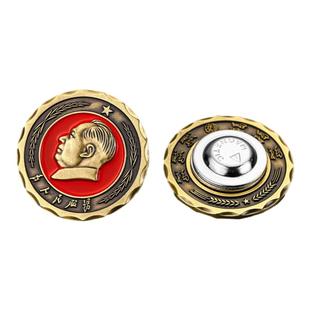 【主席家乡韶山发货】原创设计复古像章纪念章为人民服务合金徽章