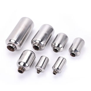 农用高压三缸柱塞泵汽油打药机不锈钢储水气室气瓶回水压力罐配件