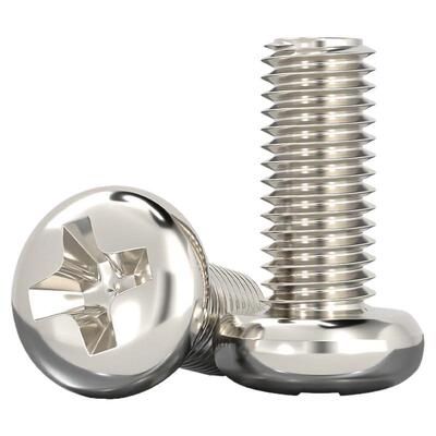 【全网热销】PM镀镍十字圆头螺钉