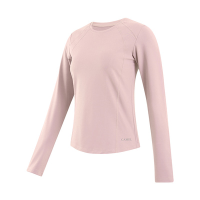 骆驼瑜伽保暖运动上衣秋冬