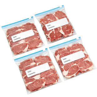 冷冻肉专用保鲜袋食品级家用冰箱密封收纳袋拉链式加厚食物密实袋