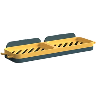 肥皂盒香皂置物架家用吸盘壁挂式免打孔浴室创意沥水收纳架不积水