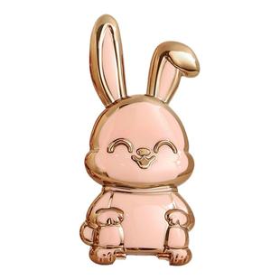 手机扣支架创意卡通可爱小兔子支撑架隐形折叠推拉桌面追剧懒人神