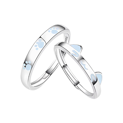 Name.s猫狗对戒情侣礼物