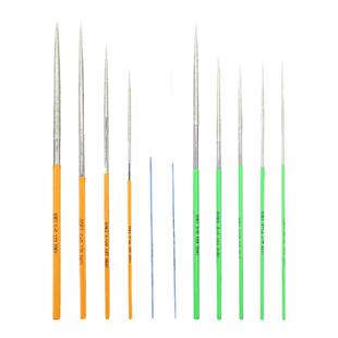 进口 日本吴英金刚石超细小尖头圆锉1mm扩孔极细迷你精密小型锉刀