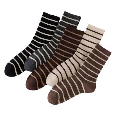 百搭韩版高帮冬季学院风女士袜子