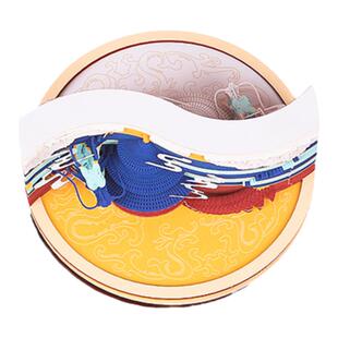 2026纸雕日历天坛祈年殿中国风新年双面台历可撕3D立体全景跨境