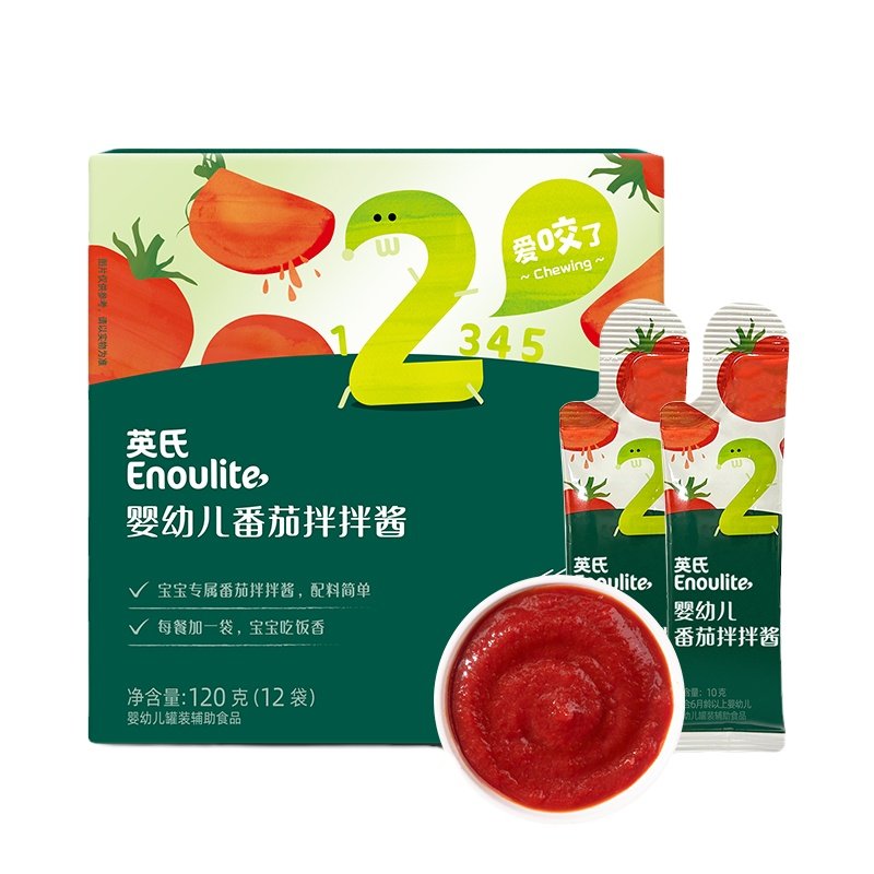 英氏婴儿番茄酱宝宝辅食拌饭酱