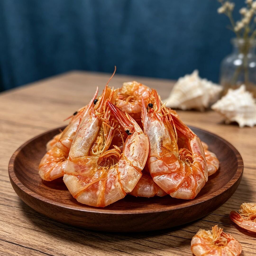 大海传说北海开袋即食炭烤明虾干海鲜干货美味零食烤大虾