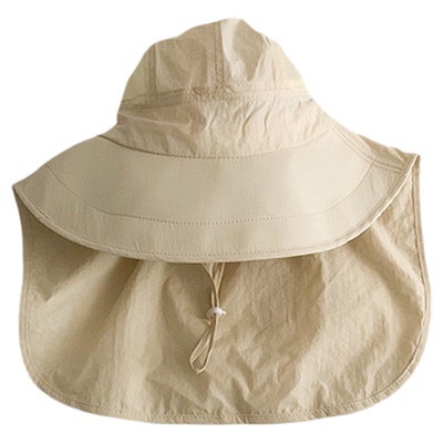 速干薄款护脖防晒太阳帽