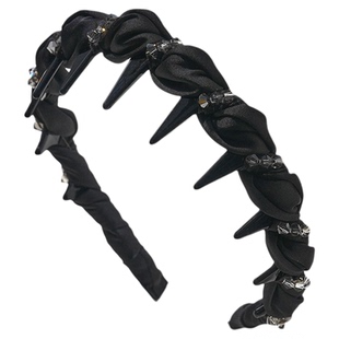 水钻麻花洗脸发箍女高级感洋气时尚带齿头箍不勒头精致发卡压发捆