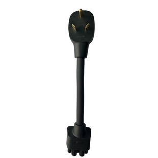 RIYS适用特斯拉随车充32A插头赛博充电桩16A适配器转换头免接地