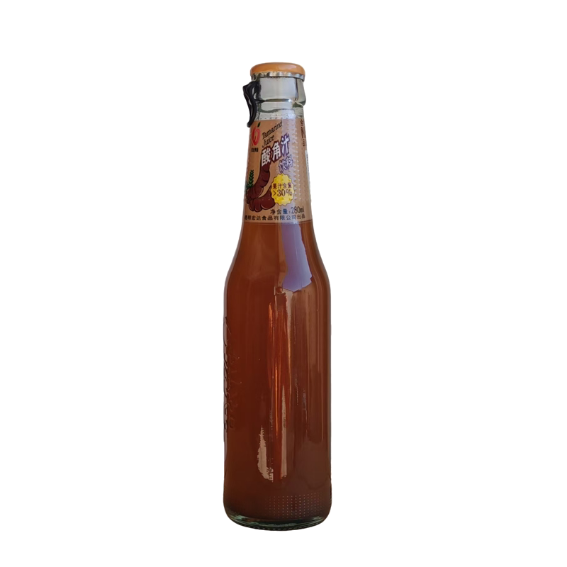 昆明宏达果汁饮料280ml瓶装酸角芒果柠檬菠萝蓝莓味云南特产
