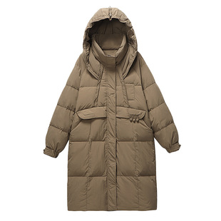 300斤大码羽绒服女200斤胖mm冬季宽松巨显瘦中长款胖妹妹保暖外套